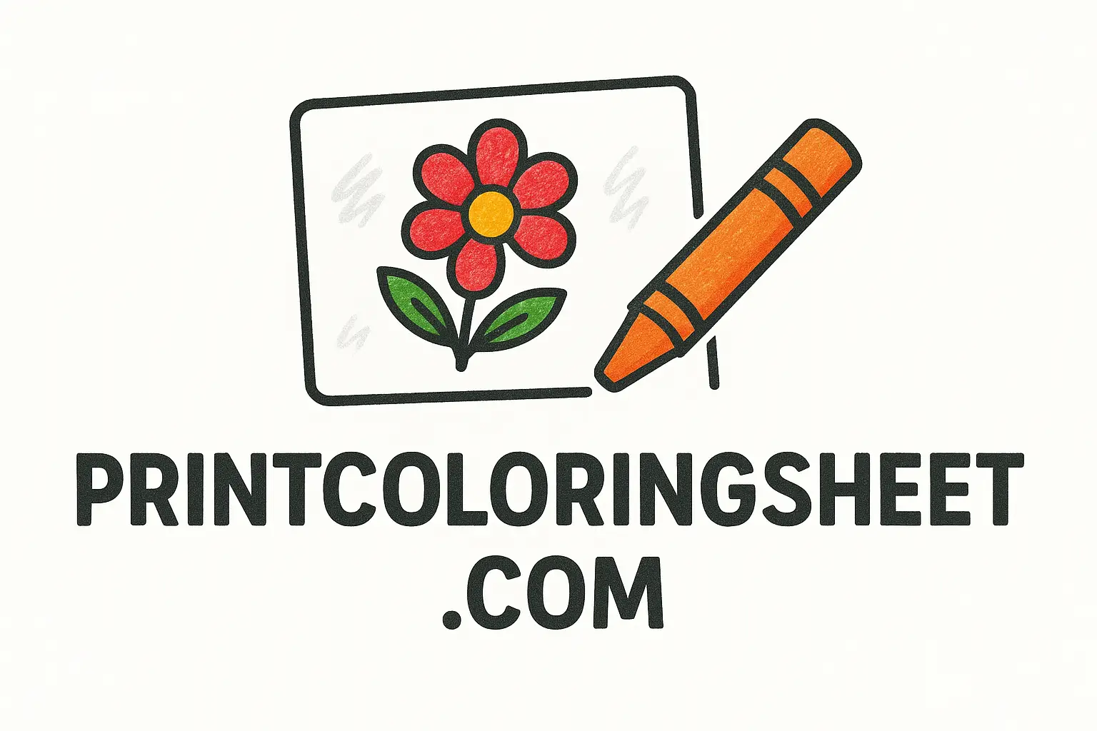 PrintColoringSheet.com Logo